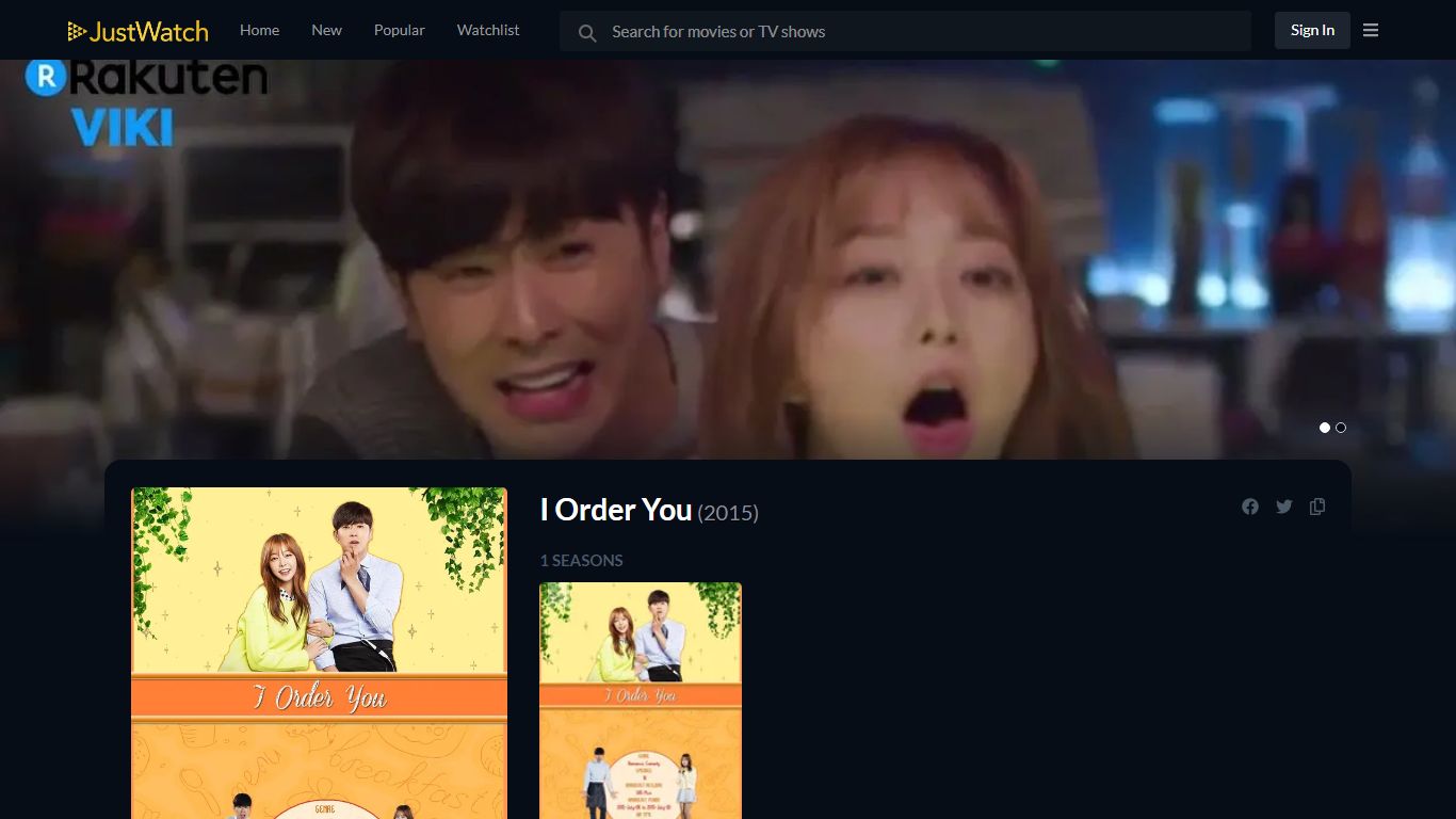 I Order You - watch tv show streaming online